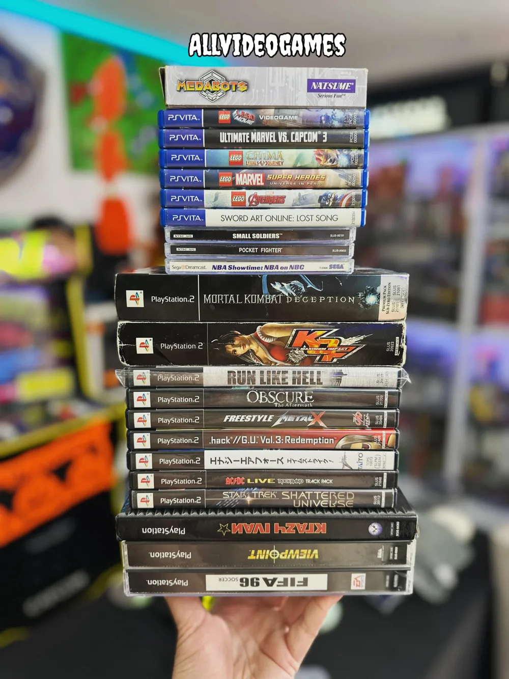 Videojuegos de PS Vita, PlayStation 2 y PlayStation disponibles en AllVideoGames